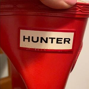 Hunter Red Rain Boots